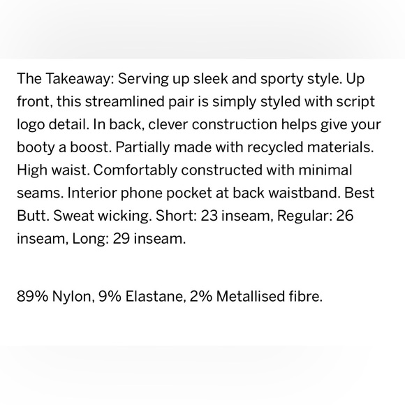 VS PINK Black/Navy Blue Checkered Workout Legging - Picture 2 of 3